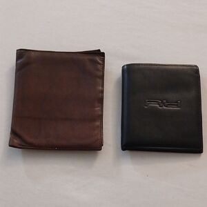 Mens Leather Wallet Set